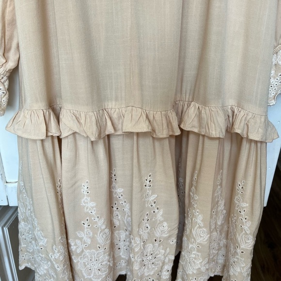 Lovestitch Morrison Embroidered Mini Dress Rayon - Picture 6 of 14